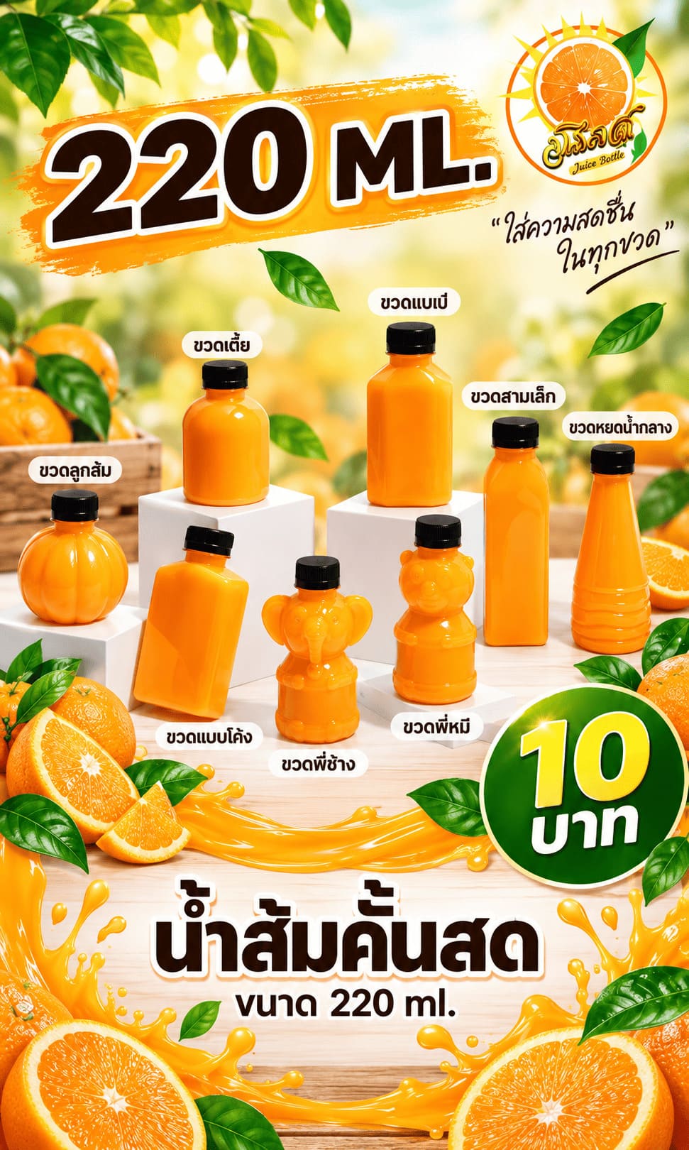 ขายส่งน้ำส้มคั้น